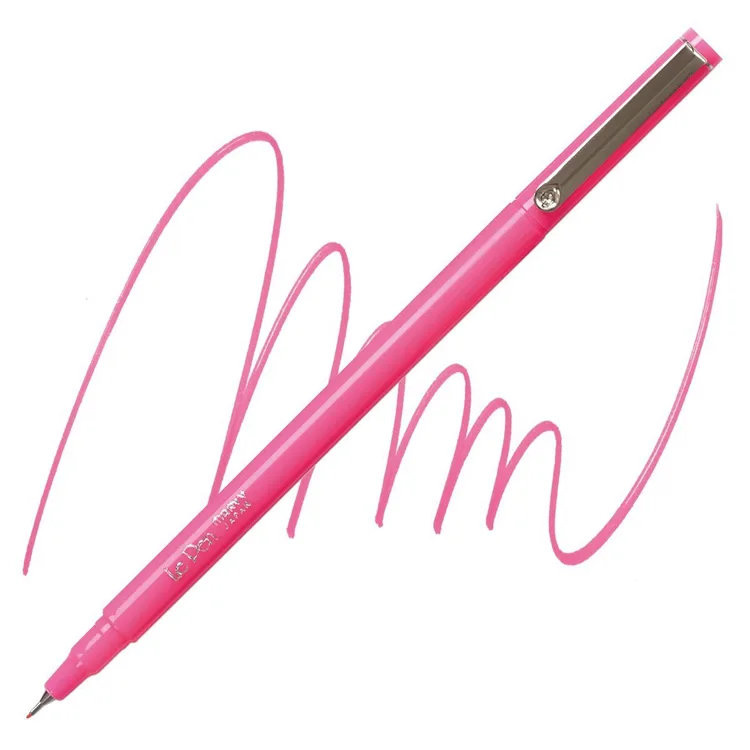 MARVY LE FINE PEN 4300-9 EKSTRA FINE UÇ KALEM METAL KLİPS- PİNK