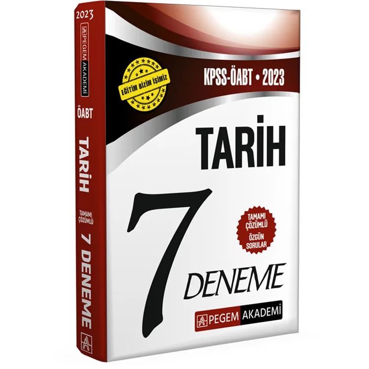 PEGEM 2023 KPSS ÖABT TARİH ÖĞRETMENLİĞİ 7 DENEME