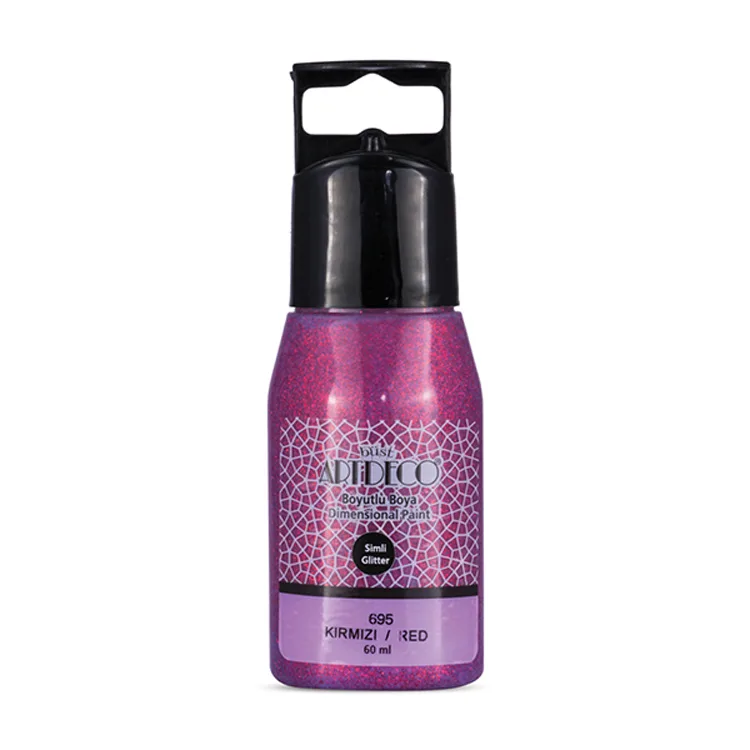 ARTDECO SİMLİ BOYUTLU BOYA 60 ml KIRMIZI 695