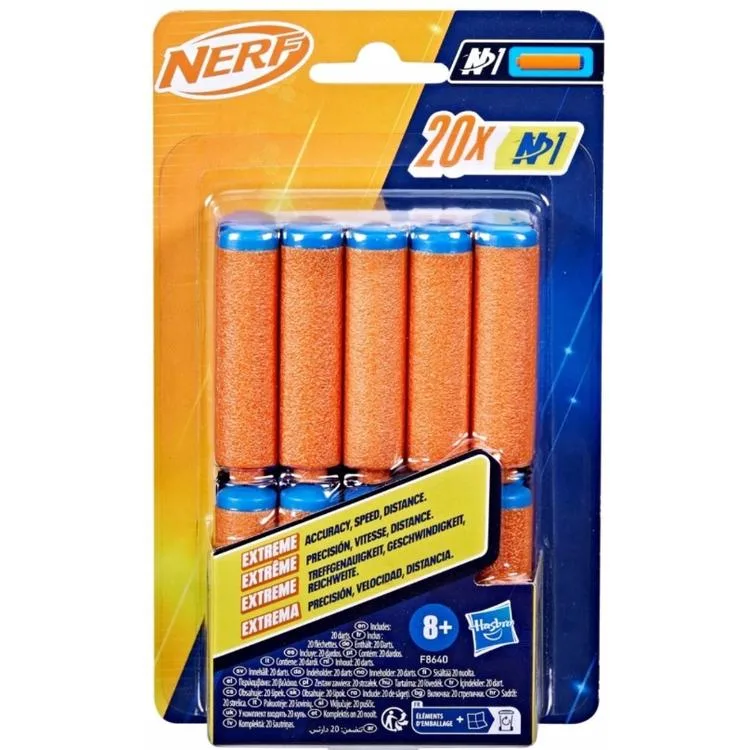 NERF N SERIES F8640 YEDEK SÜNGER MERMİ 20'Lİ 8+
