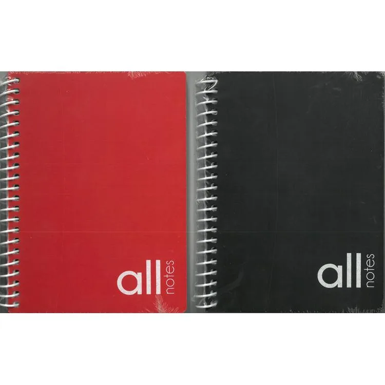 PAPİRÜS ALL NOTES SERT KAPAK SPİRALLİ 14X19 100YP. ÇİZGİLİ DEFTER - TEKLİ