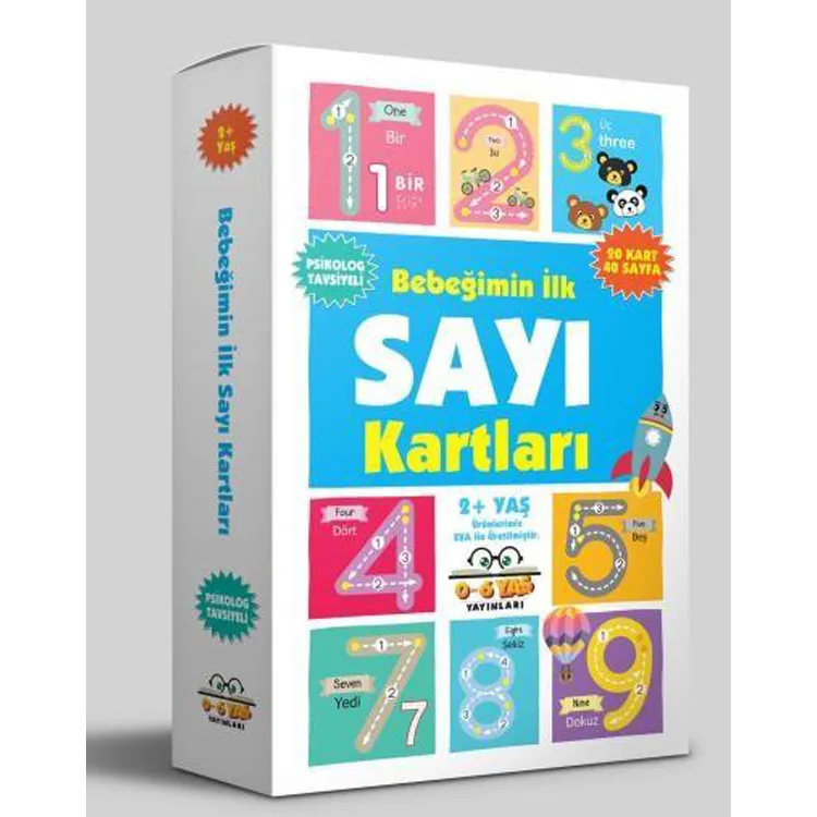 BEBEĞİMİN İLK SAYI KARTLARI 2 YAŞ