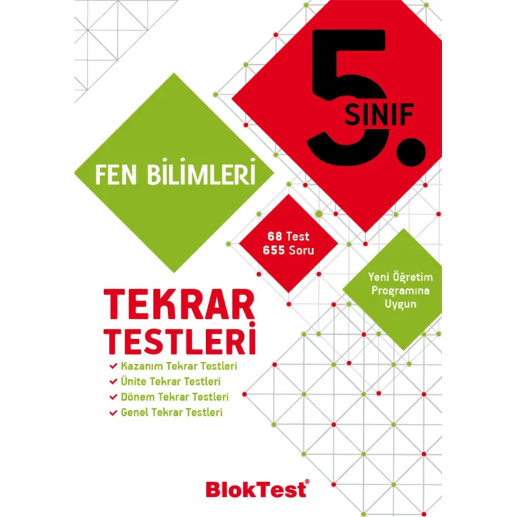 TUDEM 5. SINIF BLOKTEST FEN BİLİMLERİ TEKRAR TESTLERİ