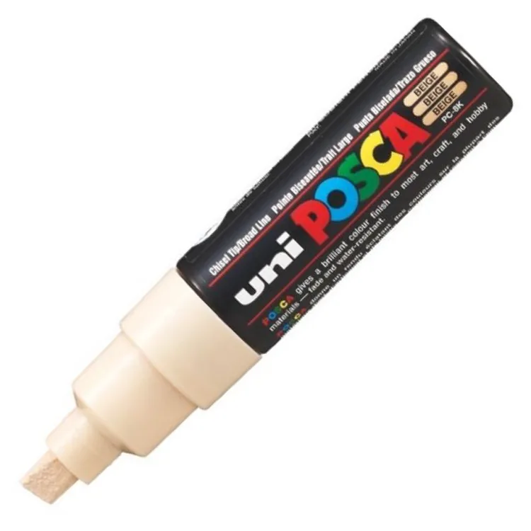 UNİ POSCA SU BAZLI POSTER MARKER PC-8K 8.0 mm BEJ