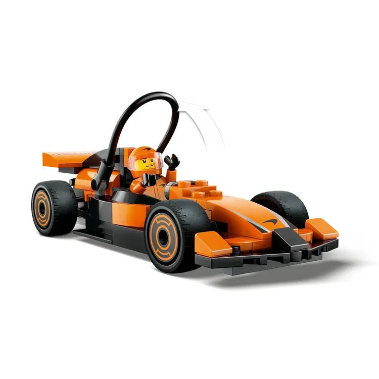 LEGO CITY 60442 F1 DRIVER WITH MCLAREN RACE CAR 86 PARÇA 6+
