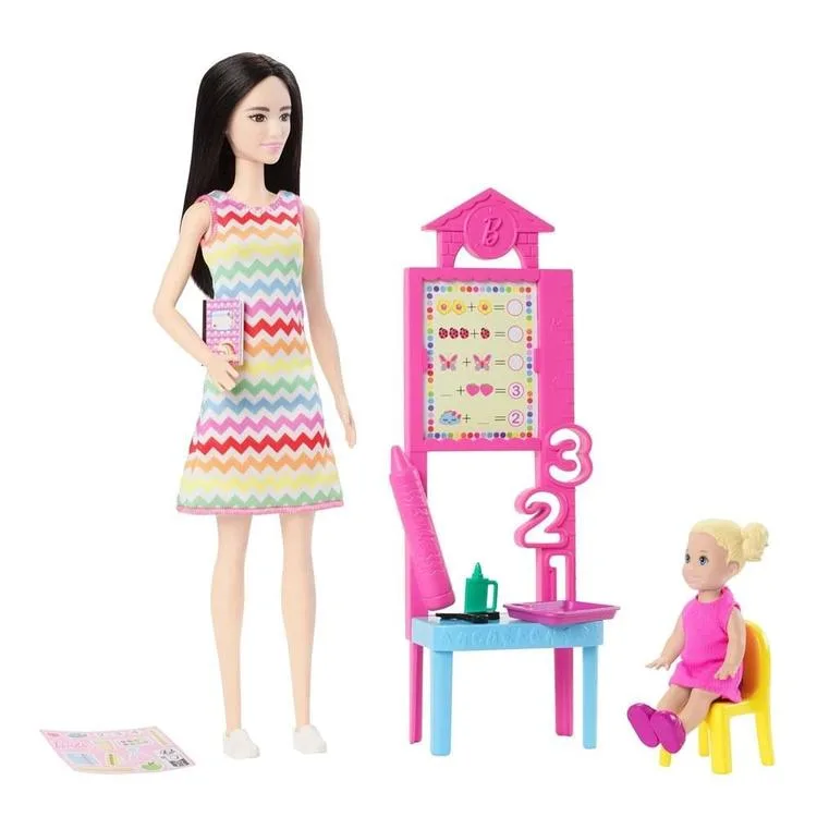MATTEL JCR71 BARBIE KARİYER BEBEKLERİ JRC77 - ÖĞRETMEN