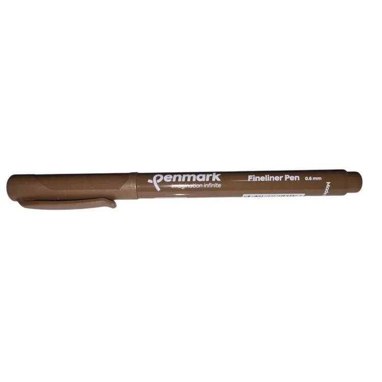 PENMARK HS-800-10 FİNELİNER KALEM 0.6MM JAPON UÇ - KAHVERENGİ