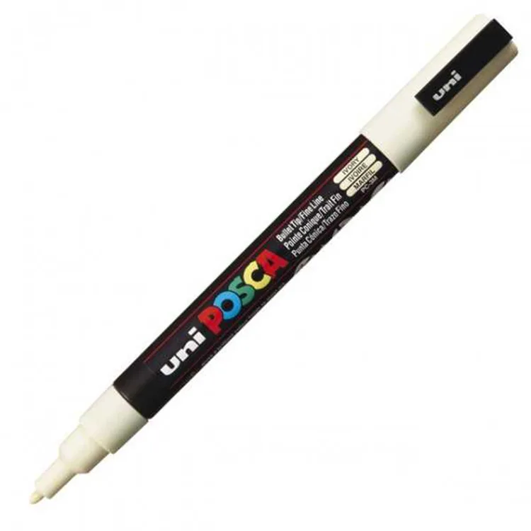 UNİ POSCA SU BAZLI POSTER MARKER 0.9-1.3 FİL DİŞİ PC-3M
