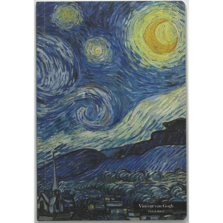 PAPİRÜS TUVAL TERZİ DİKİŞ KARTON KAPAK 16X23 56YP. ÇİZGİSİZ DEFTER