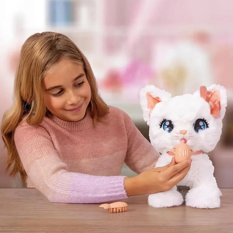 SUNMAN 907737 CLUB PETZ SESLİ HAREKETLİ PELUŞ SEVİMLİ KEDİCİK BELLA