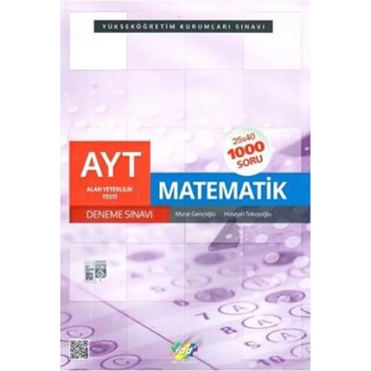 FDD AYT MATEMATİK 25 X 40 DENEME