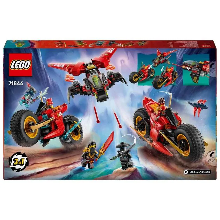 LEGO 71844 NINJAGO 3IN1 NİNJA COMBAT VEHICLE 561 PARÇA 8+