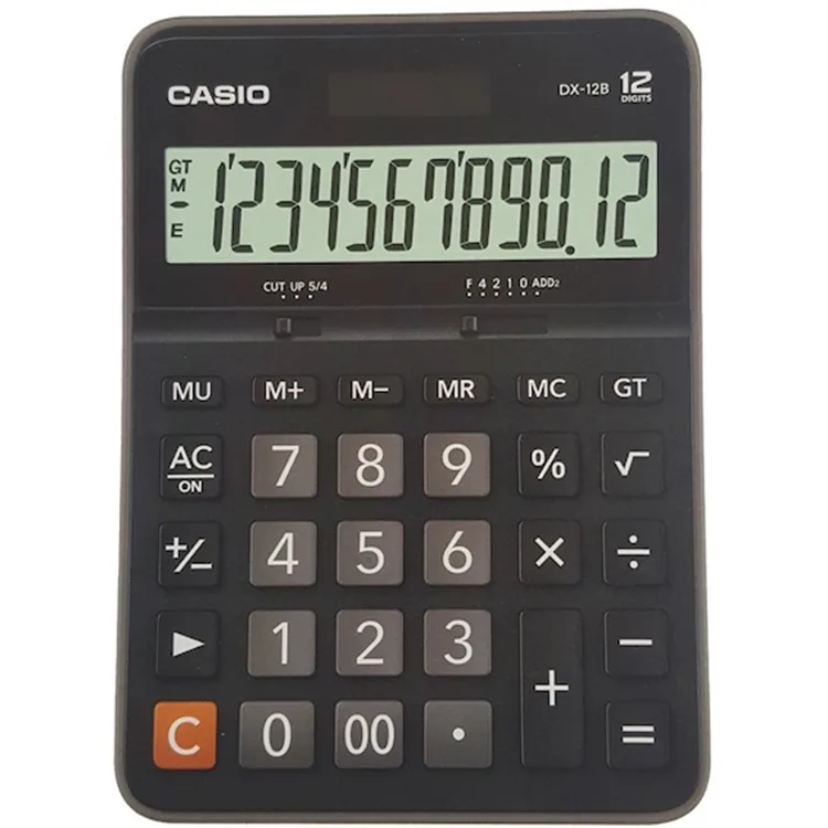 CASIO DX-12B 12 HANE MASAÜSTÜ HESAP MAKİNESİ