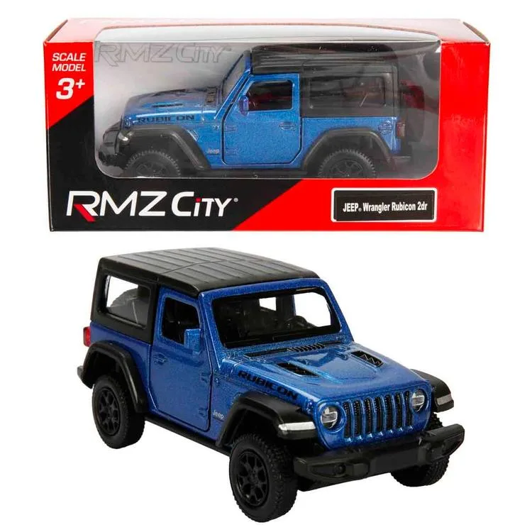 SUNMAN 554060 RMZ CITY 1:32 JEEP SERİSİ JEEP WRANGLER RUBICON 2DR DIE CAST MODEL METAL ARABA KUTULU 3+ -TEKLİ