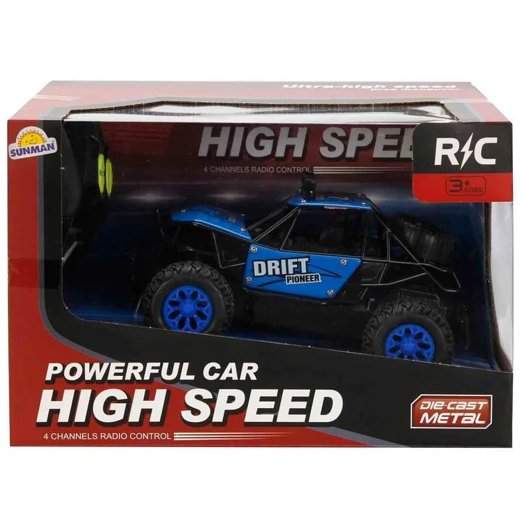 SUNMAN 599A DIE CAST METAL 1:20 UZAKTAN KUMANDALI OFF ROAD ARABA +3