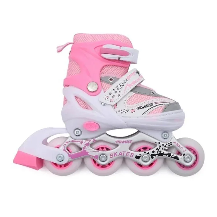 CAN SPORT AYARLANABİLİR ALÜMİNYUM PATEN 30/33 PEMBE-BEYAZ