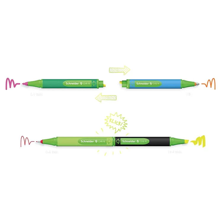 SCHNEIDER LINK-LT KEÇE UÇLU KALEM 1.0mm MAVİ 192003