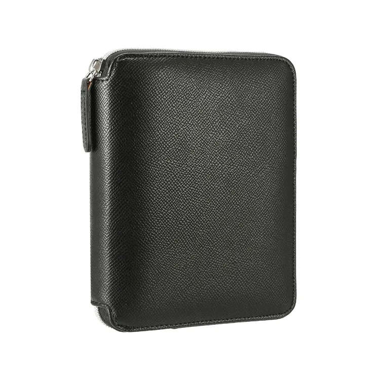 VICTORIA'S JOURNALS 0292 KUTULU ZIPPER FOLDER SİYAH 10.5X14.8cm 80YP. ÇİZGİLİ DEFTER