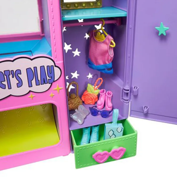 MATTEL HFG75 BARBIE EXTRA LET'S PLAY KIYAFET OTOMATI OYUN SETİ