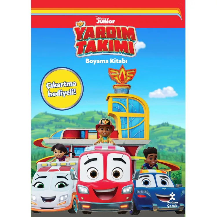 DISNEY YARDIM TAKIMI ÇIKARTMA HEDİYELİ BOYAMA KİTABI