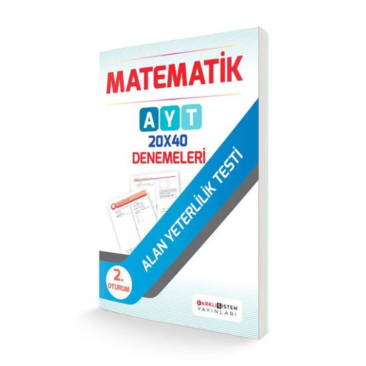 FARKLI SİSTEM AYT 2. OTURUM MATEMATİK 20X40 DENEMELERİ