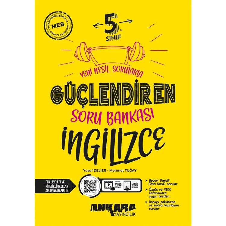 ANKARA 5.SINIF GÜÇLENDİREN İNGİLİZCE SORU BANKASI