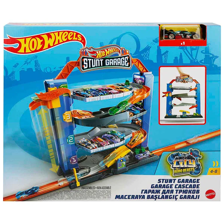 MATTEL GNL70 HOT WHEELS MACERAYA BAŞLANGIÇ GARAJI 4 KATLI