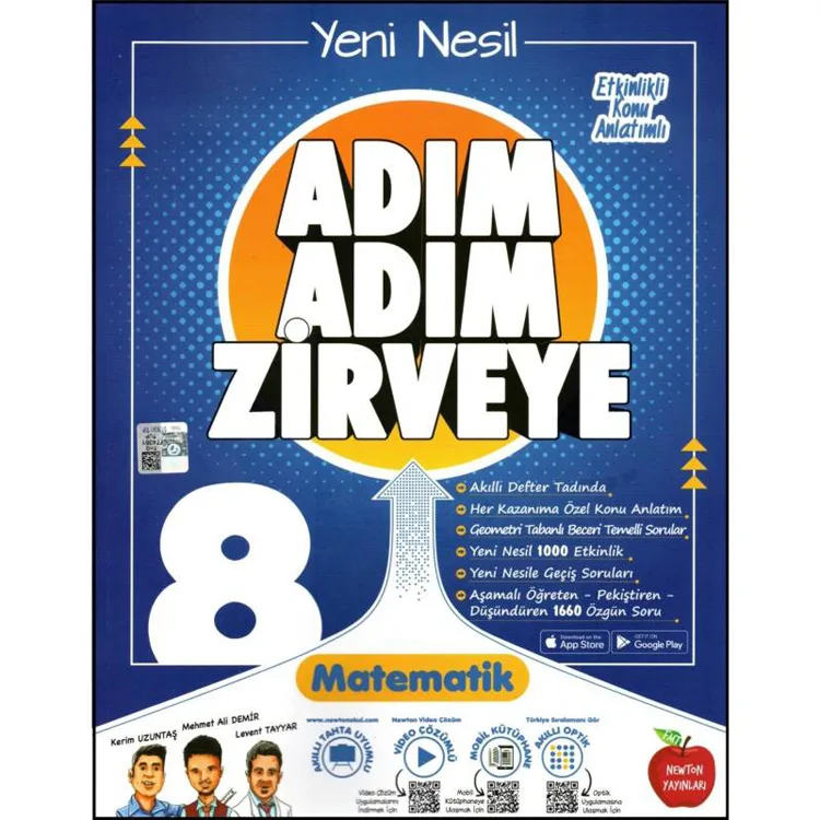 NEWTON 8.SINIF ADIM ADIM ZİRVEYE MATEMATİK SORU BANKASI