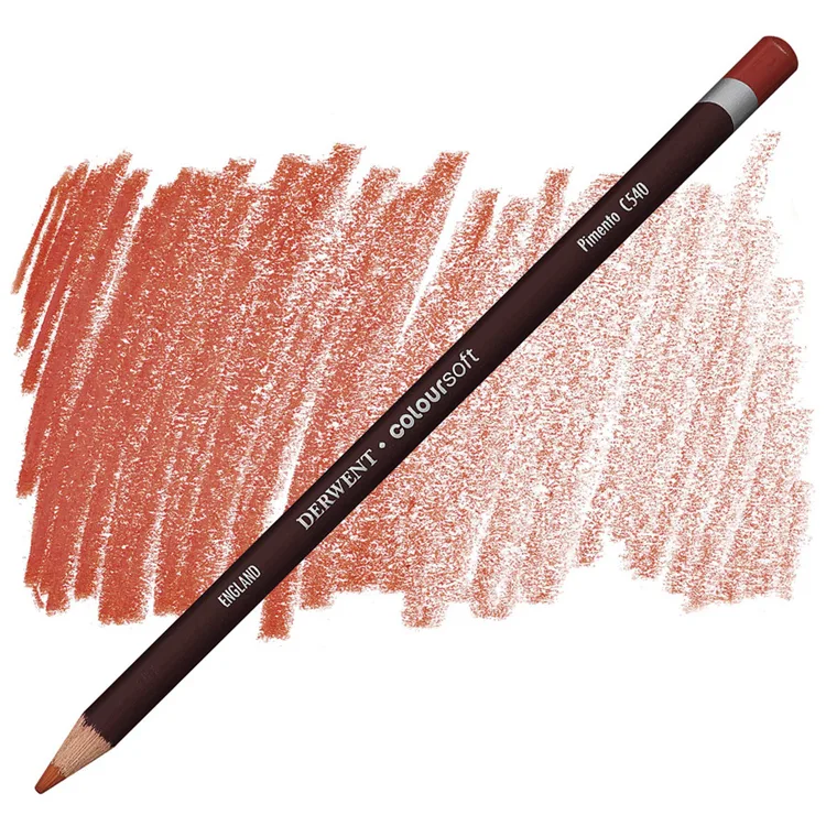 DERWENT COLOURSOFT - YUMUŞAK KURUBOYA KALEMİ- PIMENTO C540