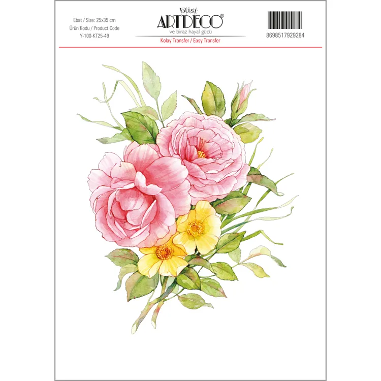 ARTDECO KOLAY TRANSFER 25X35CM DESEN NO:49