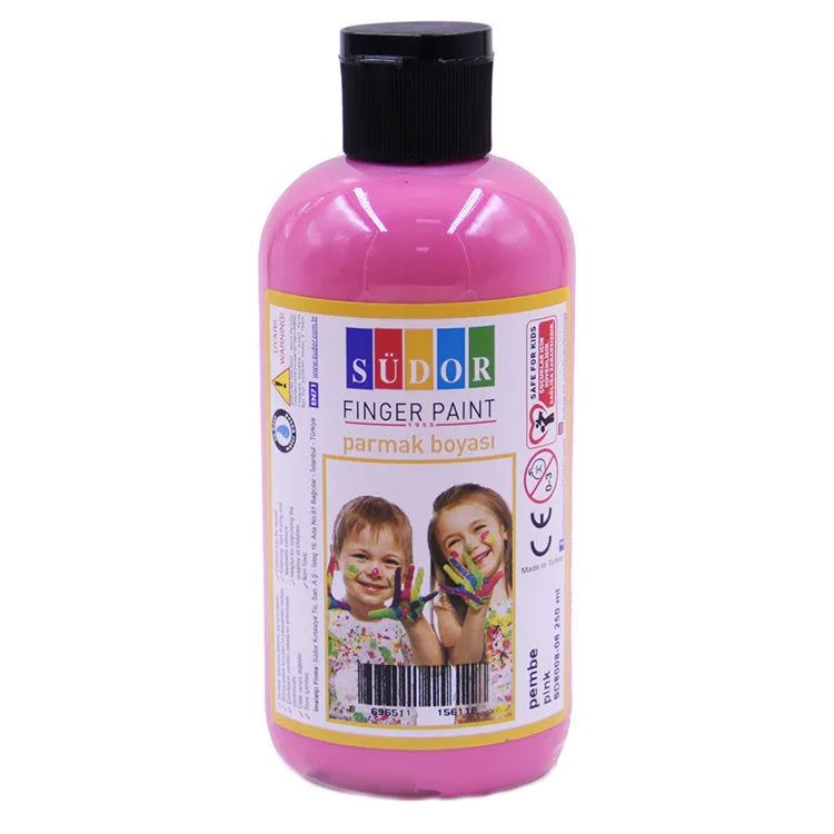 SÜDOR PARMAK BOYASI 250 ML PEMBE - SD8008-06
