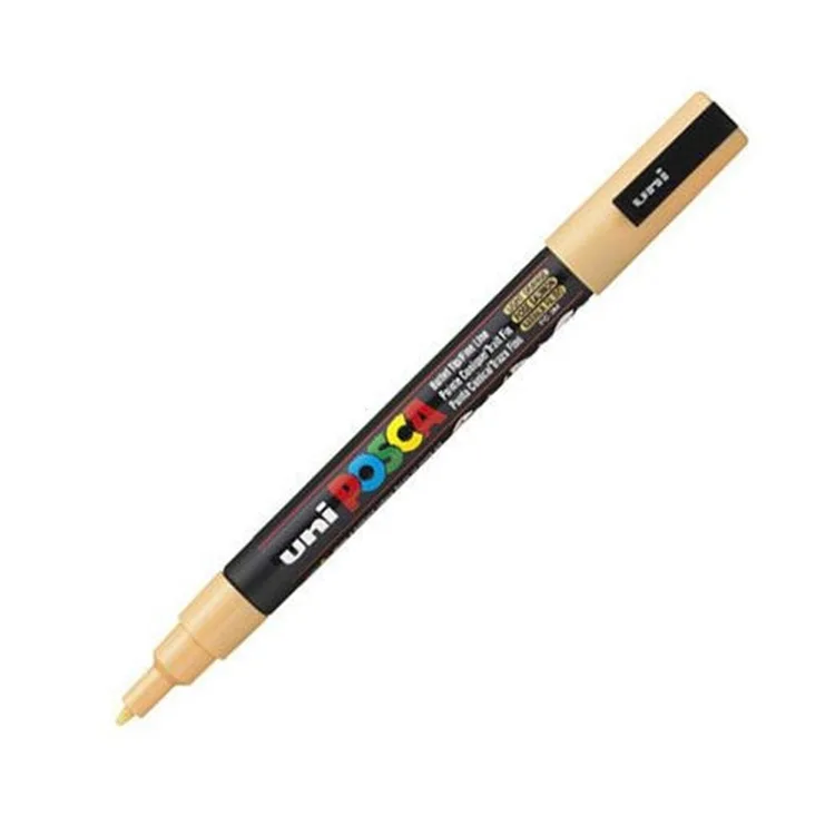 UNİ POSCA SU BAZLI POSTER MARKER 0.9-1.3 AÇIK TURUNCU PC-3M