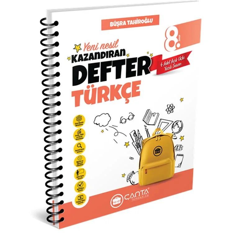 ÇANTA 8. SINIF TÜRKÇE KAZANDIRAN DEFTER