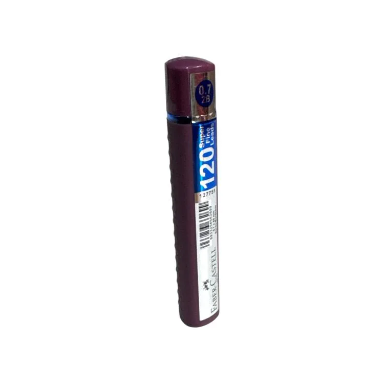 FABER CASTELL GRIP 120'Lİ MİN SOFT 0.7 2B 60mm UÇ BORDO TÜP 5030127751 - TEKLİ