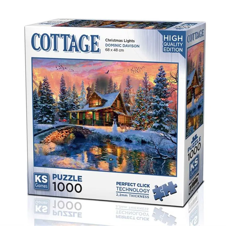 KS GAMES 20720 CHRISTMAS LIGHTS 48x68cm YAPBOZ/PUZZLE 1000 PARÇA