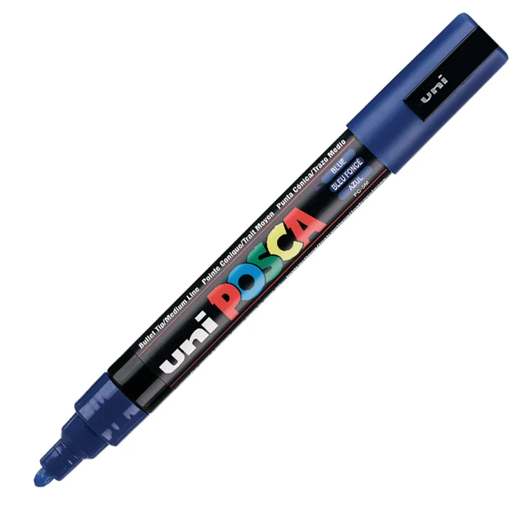 UNİ POSCA SU BAZLI POSTER MARKER 1.8-2.5 MAVİ PC-5M