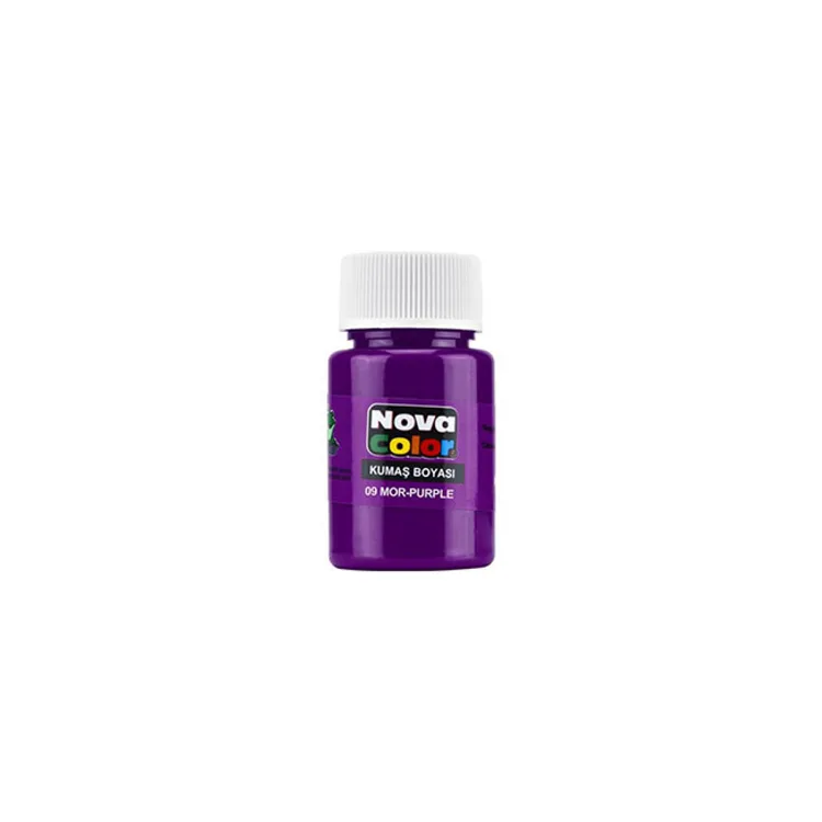 NOVA COLOR MOR 30 CC ŞİŞE KUMAŞ BOYASI