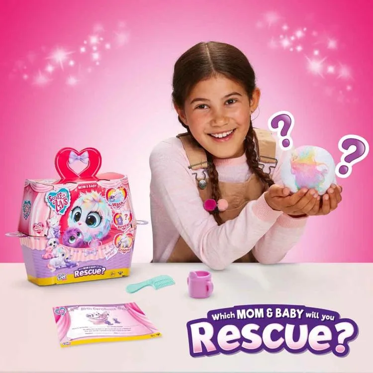 GIOCHI CRU09000 LITTLE LIVE PETS SCRUFF A LUVS ANNE VE YAVRUSU SÜRPRİZ PAKET
