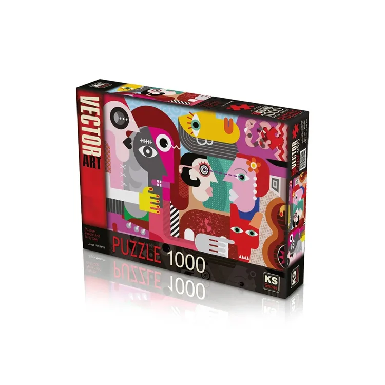 KS GAMES 20544 STRANGE PEOPLE AND DIRTY DOG 68x48cm YAPBOZ/PUZZLE 1000 PARÇA