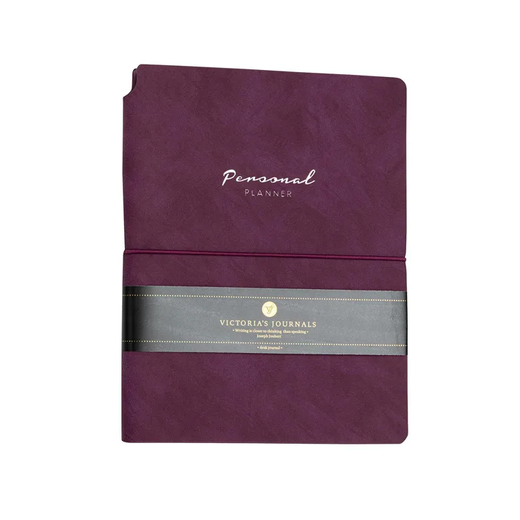 VICTORIA'S JOURNALS 1090 KUKA SOFT KAPAK NOTEBOOK 14.8x21cm A5 80gr.96YP. ÇİZGİLİ DEFTER MOR