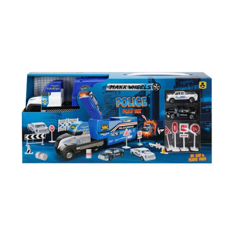 SUNMAN S00002030 TRANSPORTER POLİS 2 ARAÇLI 10 PRÇ.