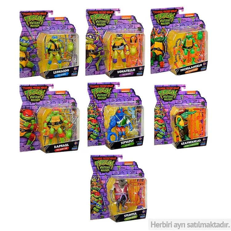 NINJA TURTLE MUTANT MAYHEM TU805100 AKSİYON FİGÜRLERİ