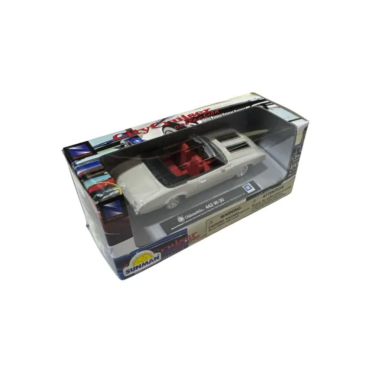 SUNMAN 48754B CITY CRUISER COLLECTION OLDSMOBİLE 442 W-30 1:43 DIE-CAST METAL ARABA KUTULU 5+ -TEKLİ