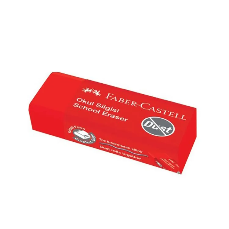 FABER CASTELL 187232 KIRMIZI OKUL SİLGİSİ KÜÇÜK