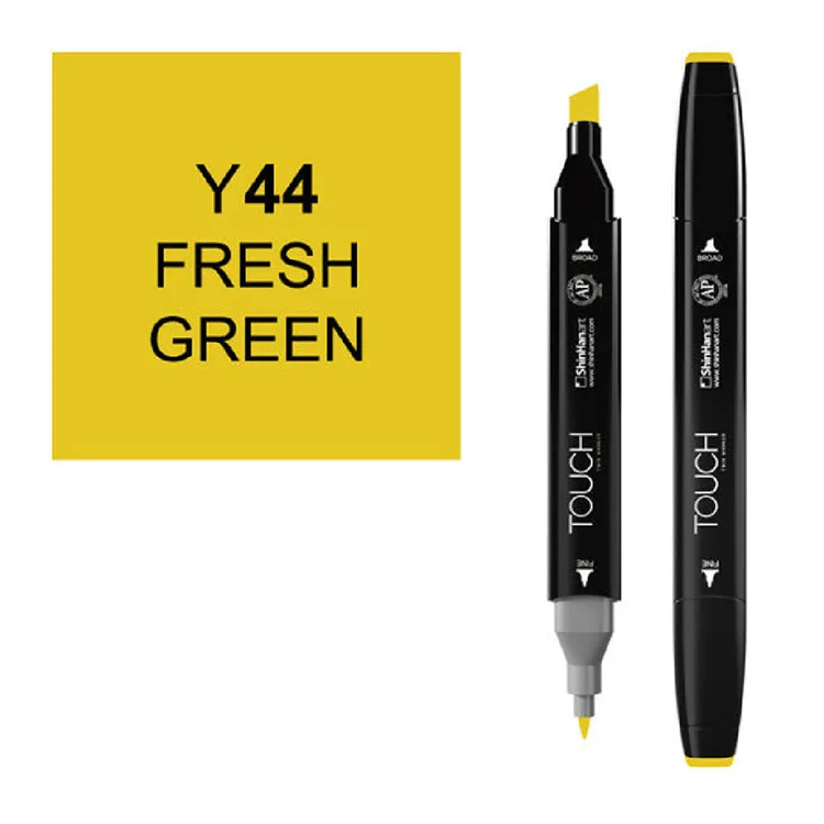 TOUCH TWIN Y44 ÇİFT UÇLU MARKER FRESH GREEN