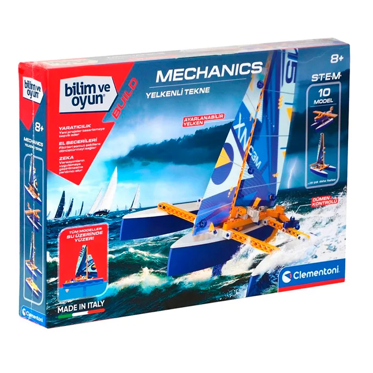 CLEMENTONI 64319 MEKANİK LABORATUVARI YELKENLİ TEKNE