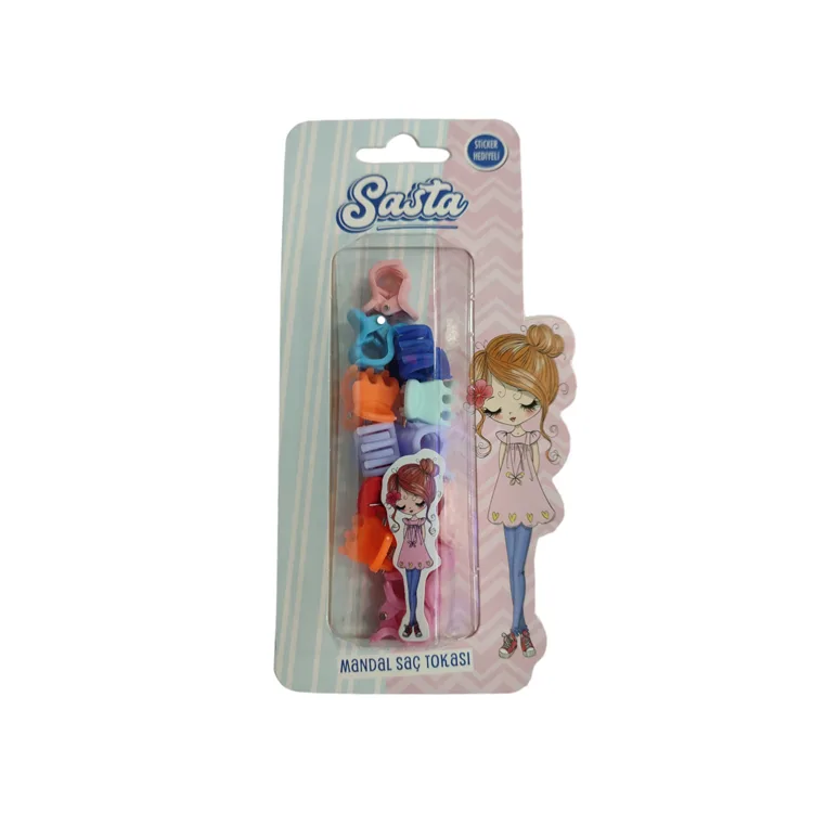 SASTA 557371 STİCKER HEDİYELİ MANDAL TOKA 12'Lİ