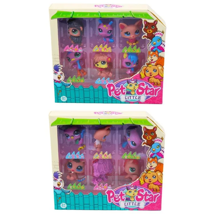 KIZILKAYA 3046A4 LITTLE PET STAR NEŞELİ MİNİŞLER AİLESİ 6'lı