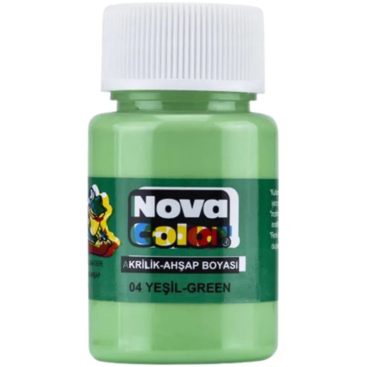 NOVA COLOR YEŞİL 30 CC ŞİŞE AKRİLİK BOYA