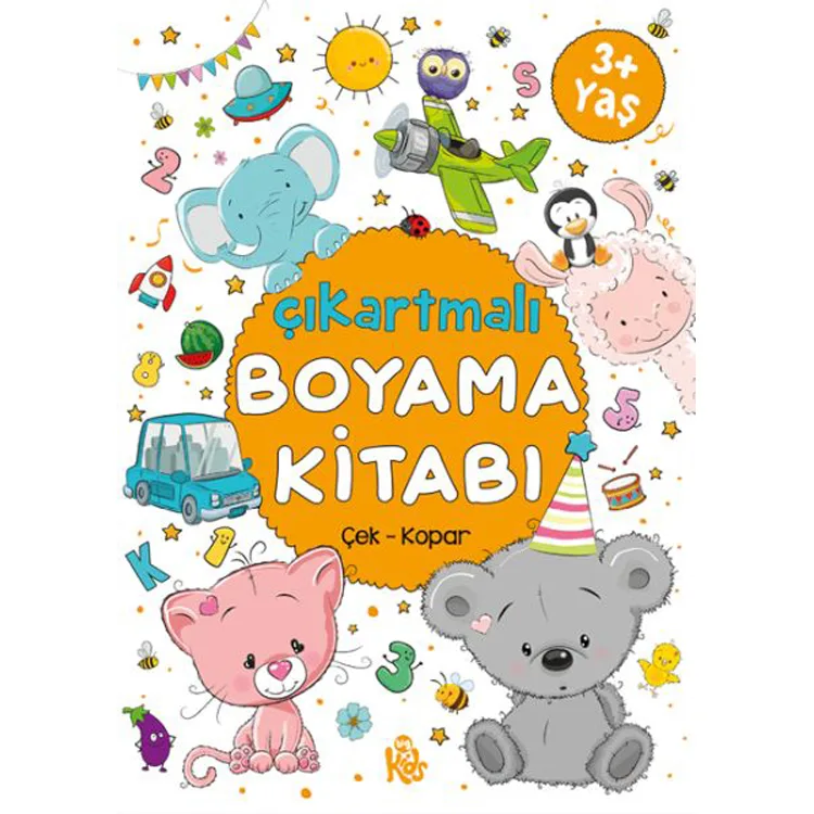 ÇIKARTMALI BOYAMA KİTABI 3 YAŞ